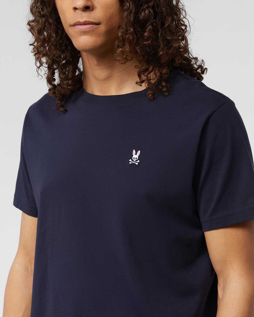 Tees Psycho Bunny Classic Crew Neck Tee Bleu Marine Homme | TPC-77292153